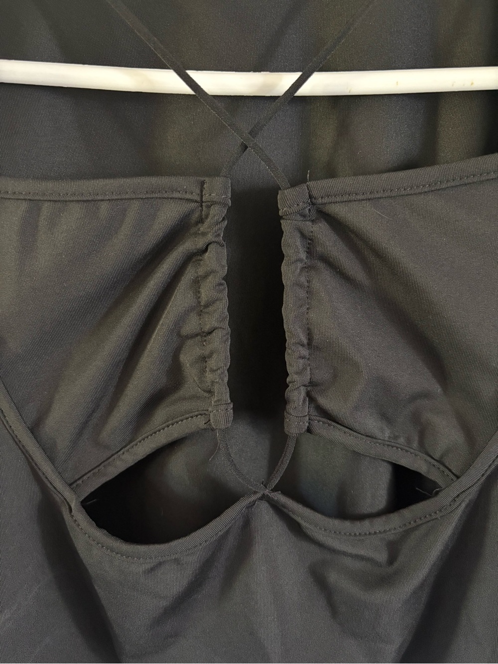 Long-Sleeve Black Crop Top size medium - Picture 2 of 4